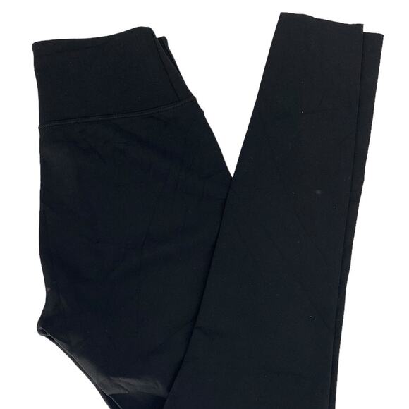 GOOD AMERICAN Leggings Size S Activewear Athletic Pants Workout Black High Rise - Picture 1 of 5